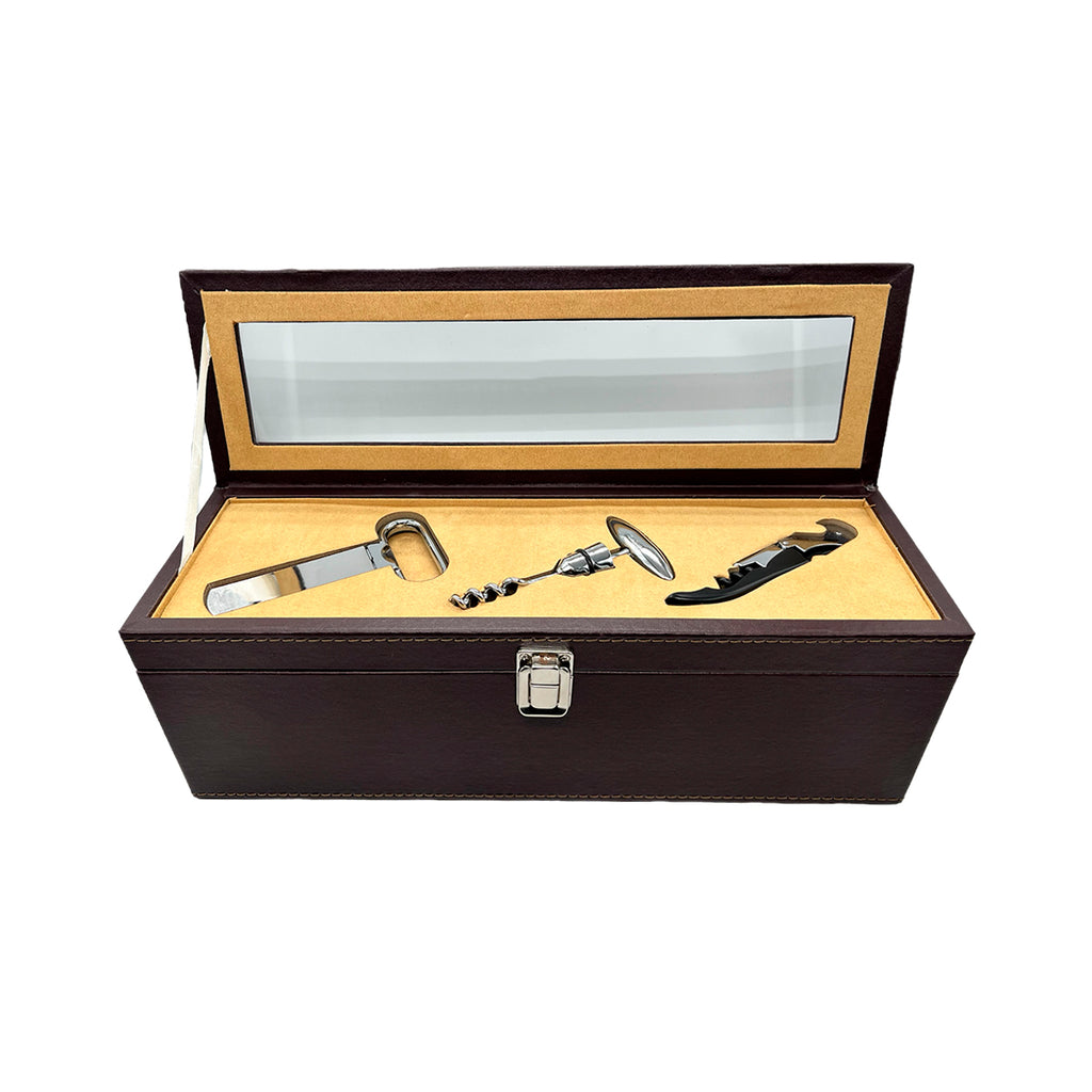 ESTUCHE PIEL 3 ACCESORIOS