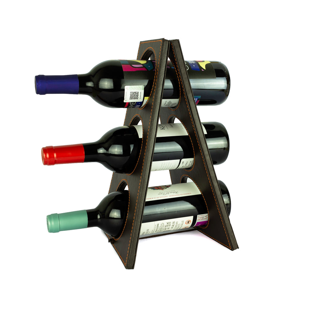 RACK PIEL TRES BOTELLAS