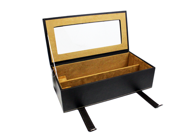 ESTUCHE CON VENTANA- DOBLE BOTELLA