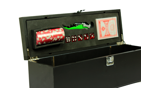 ESTUCHE UNA BOTELLA ACCESORIOS CASINO